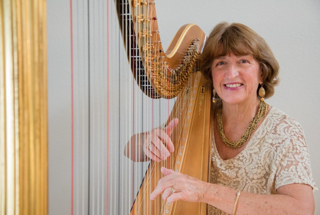 Harpist Barbara Lepke-Sims